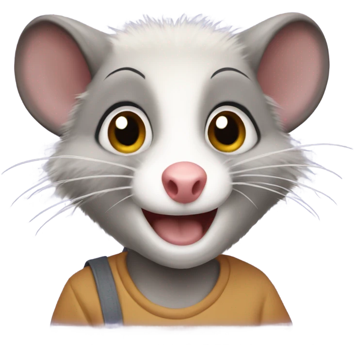 Opossum mom emoji
