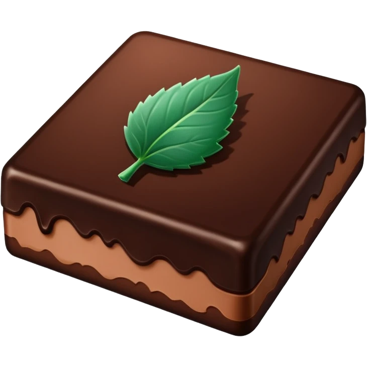 after eight chocolate emoji