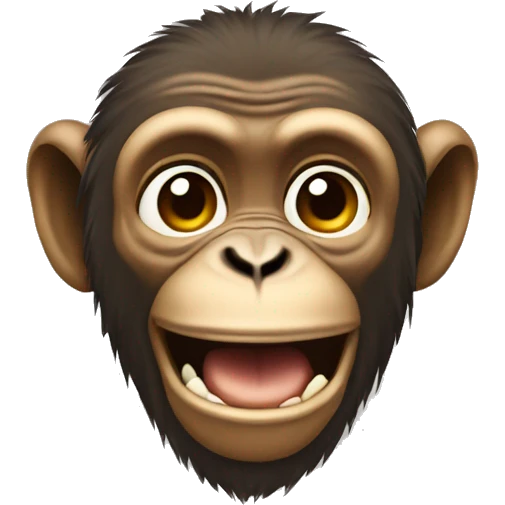 Macaco com casaco emoji