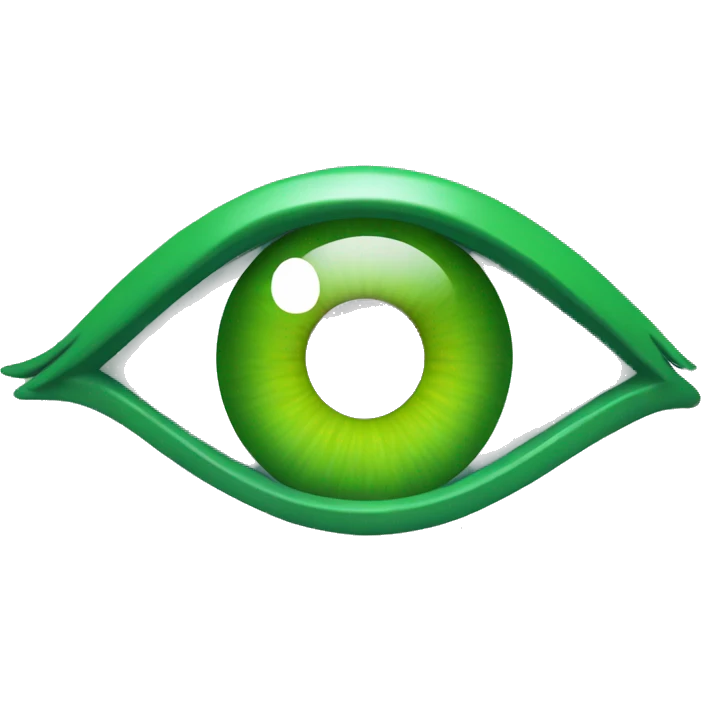 green Turkish eye  emoji