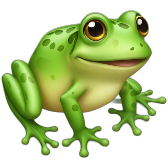 happy frog emoji
