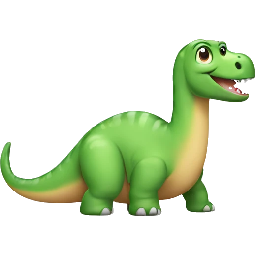 kawaii brontosaurus emoji