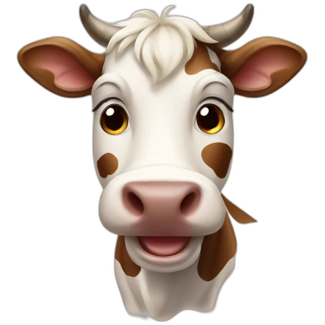 cow Smiling emoji