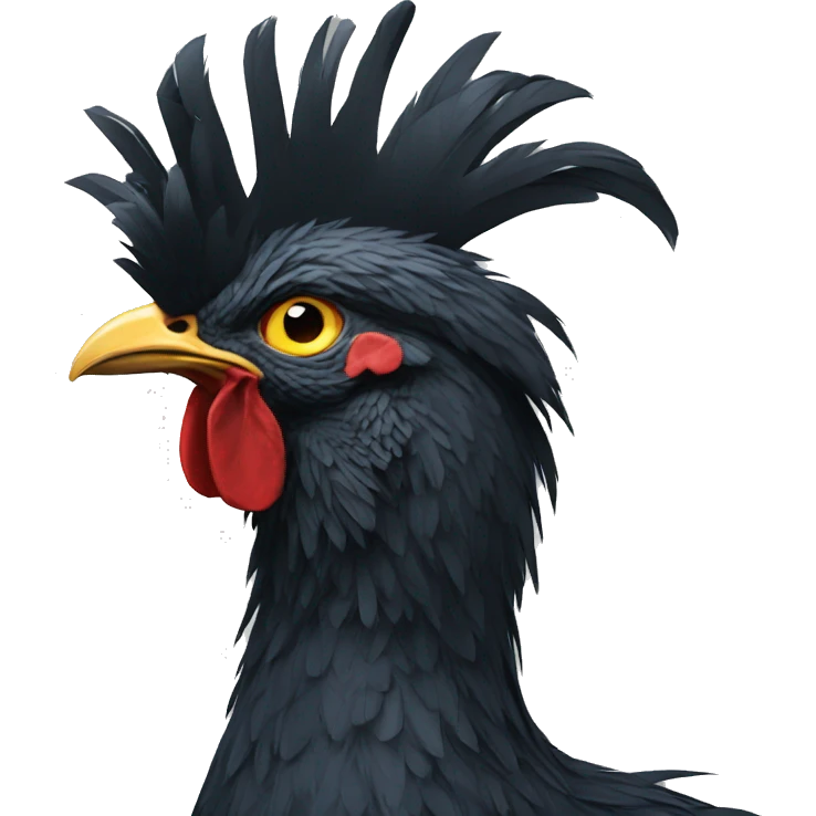 pollo punk emoji