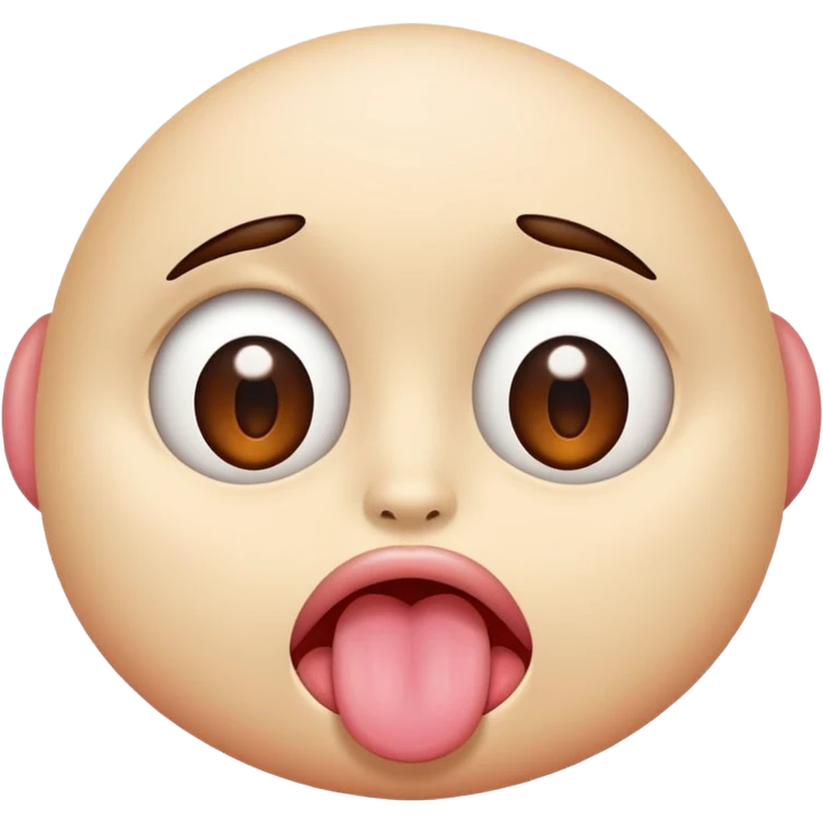 rolling eyes with tongue out emoji