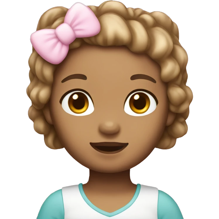 Hello kitty with light brown skin emoji