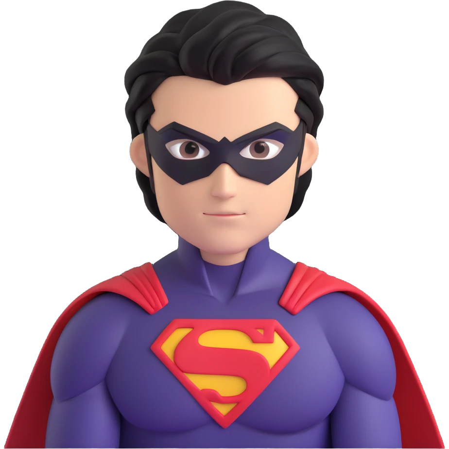 Hair hero emoji