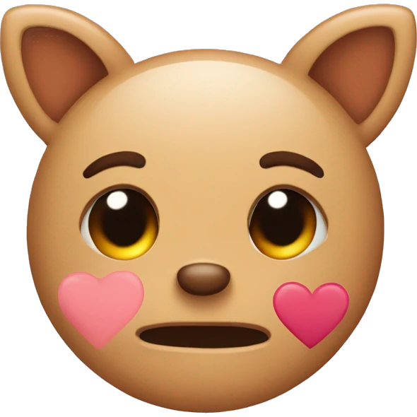 🙂‍↔️ with hearts around it  emoji