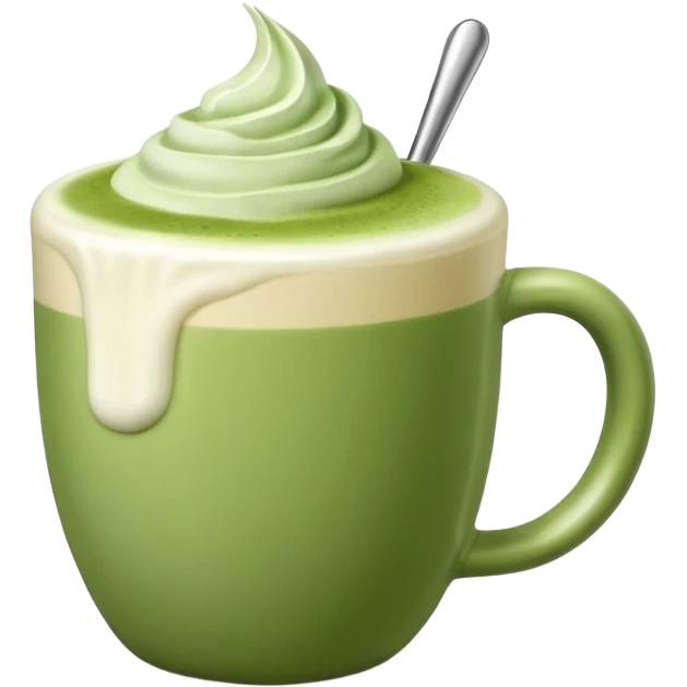 a matcha latte emoji