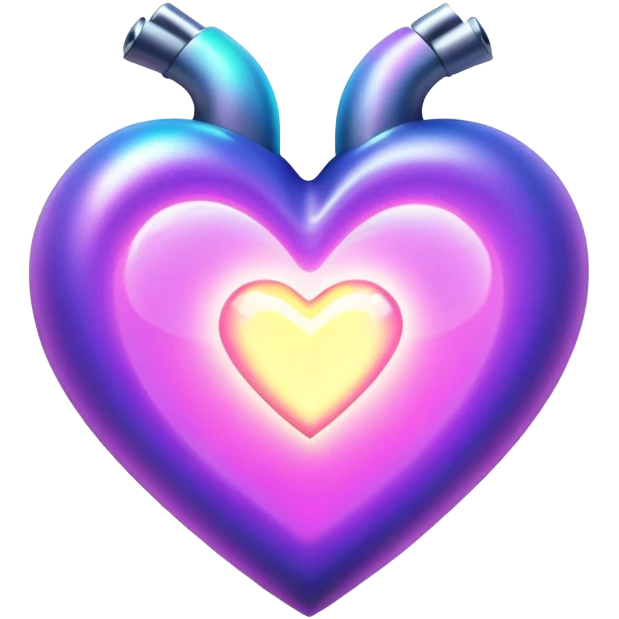 ECR plasma heart shaped emoji