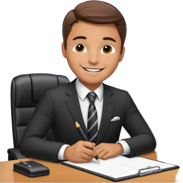 сгенерируй смайлик красавчик образ внутри компании лидер emoji