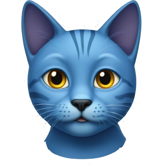 blue cat emoji