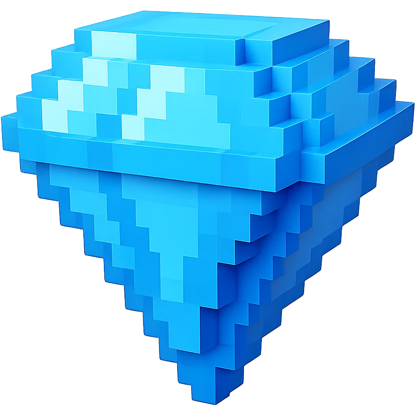 blue diamond emoji