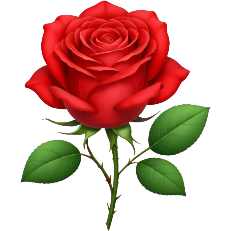 گل قرمز emoji