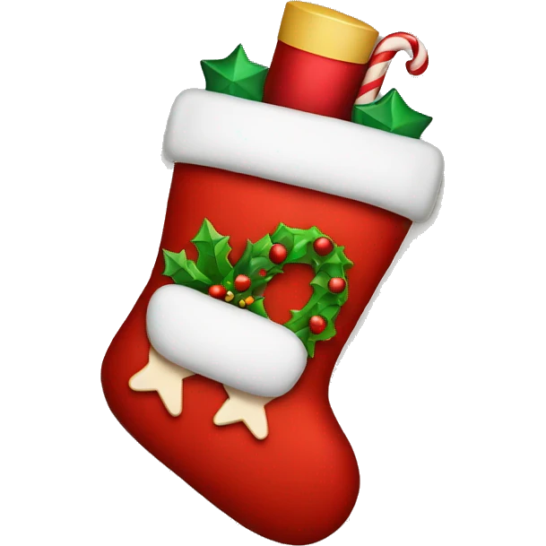 christmas stocking emoji