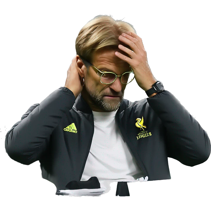 Jurgen Klopp facepalm emoji emoji