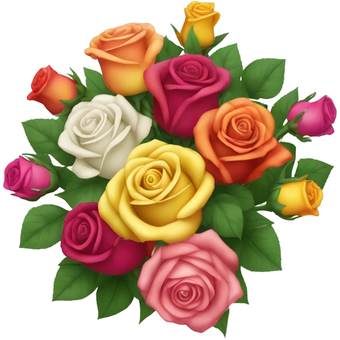 bouquet of roses emoji