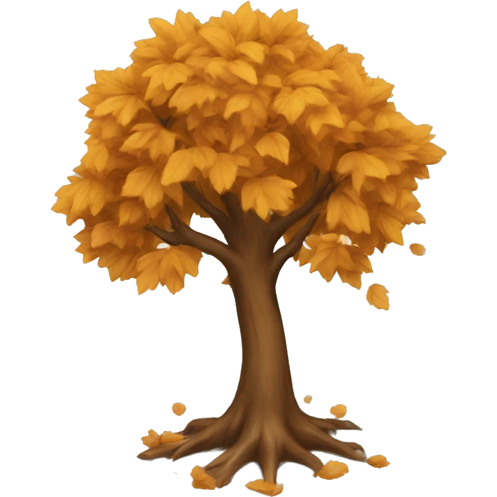 Fall tree  emoji