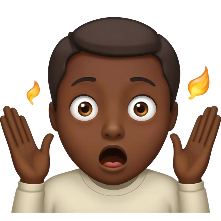 Fart with face emoji