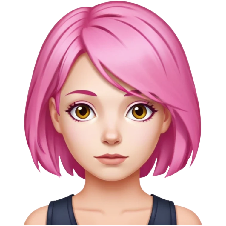 Dana Dawson pink hair emoji