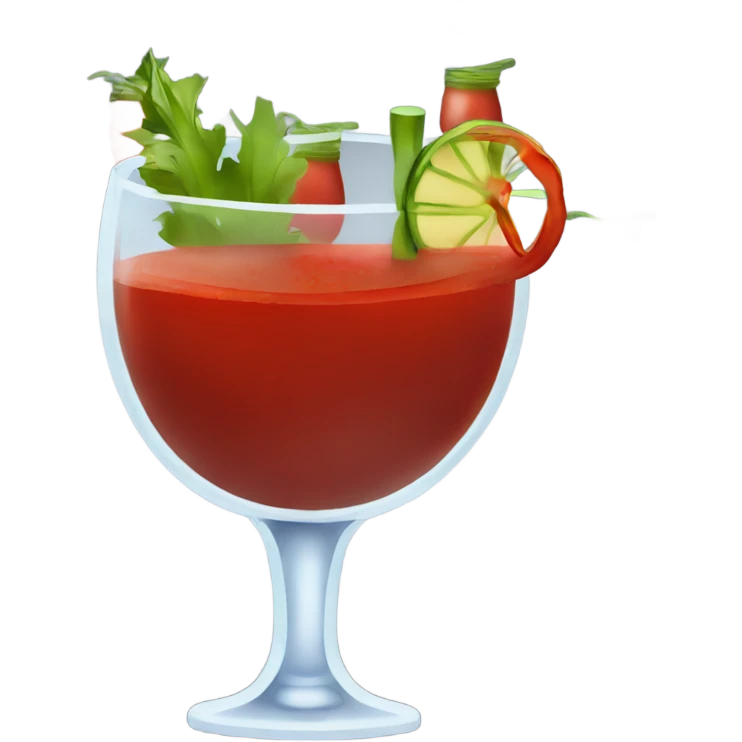 Bloody Mary drink emoji