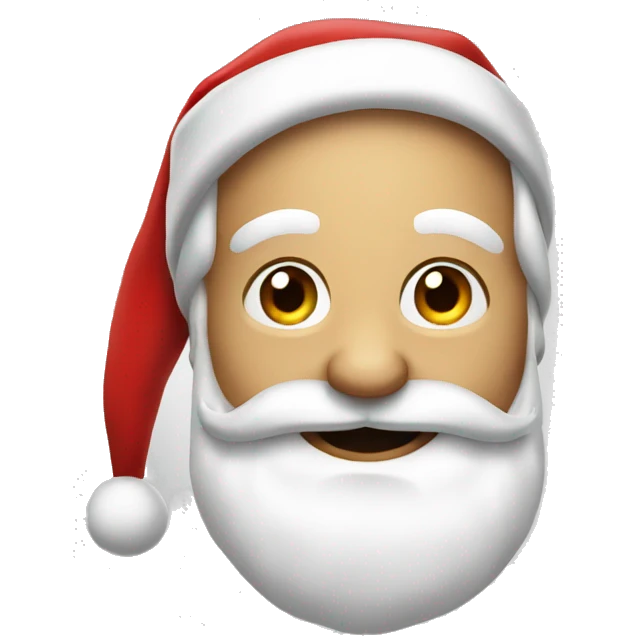 santa happy that its the 6 december emoji