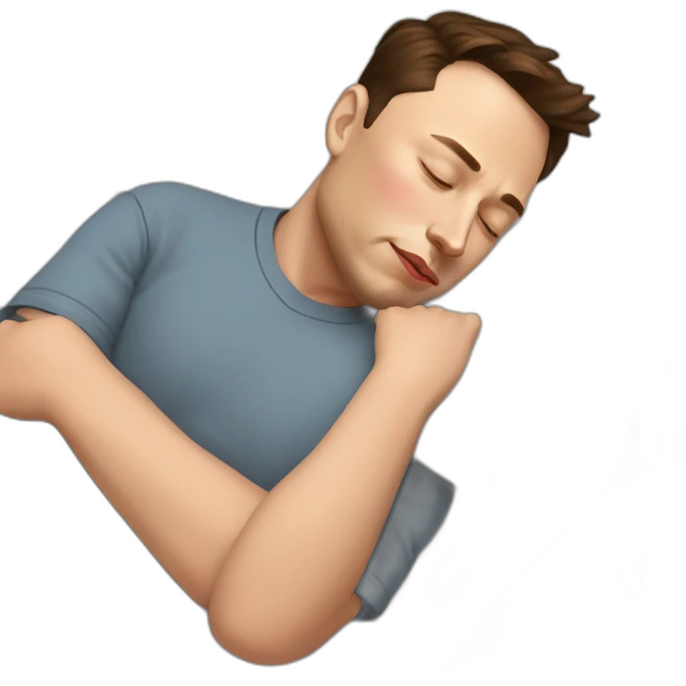 Sleeping-elon-musk emoji