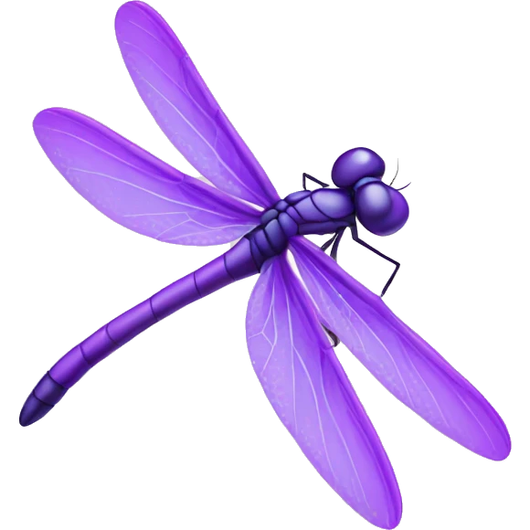 Purple dragonflies  emoji