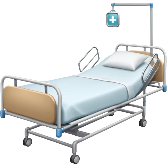 hospital bed from top angle emoji