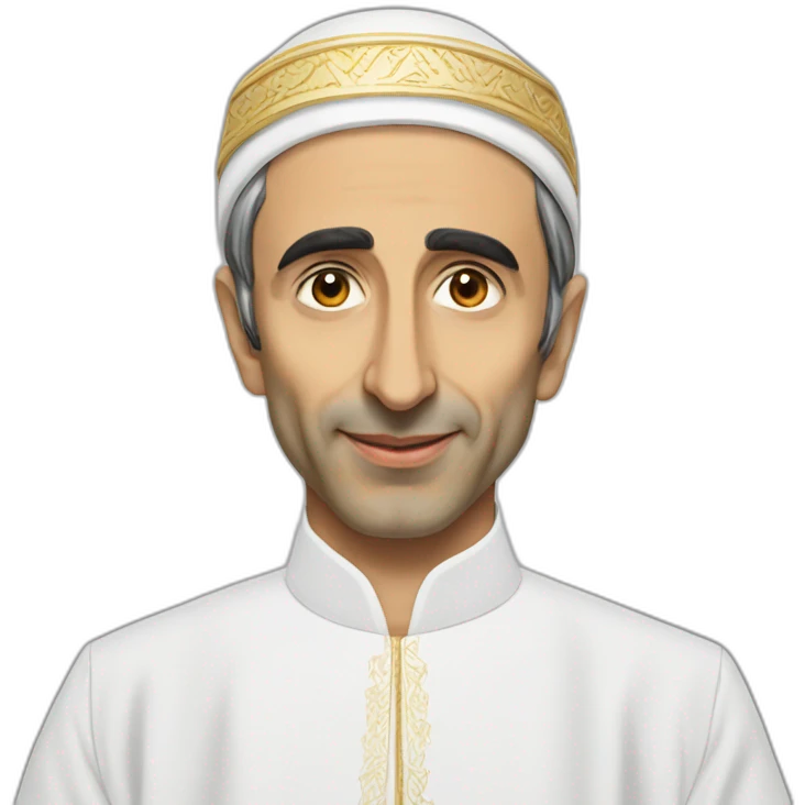 Éric zemmour in arabic costume emoji