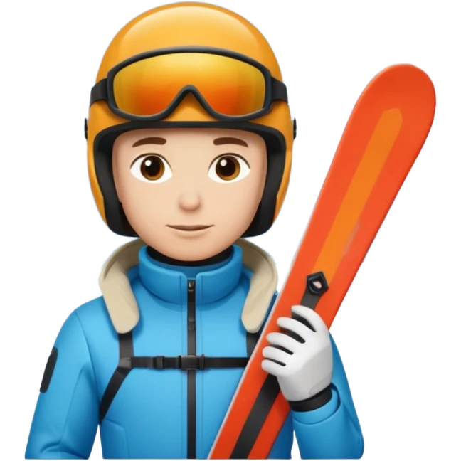 A person is skiing on the snow
person emoji