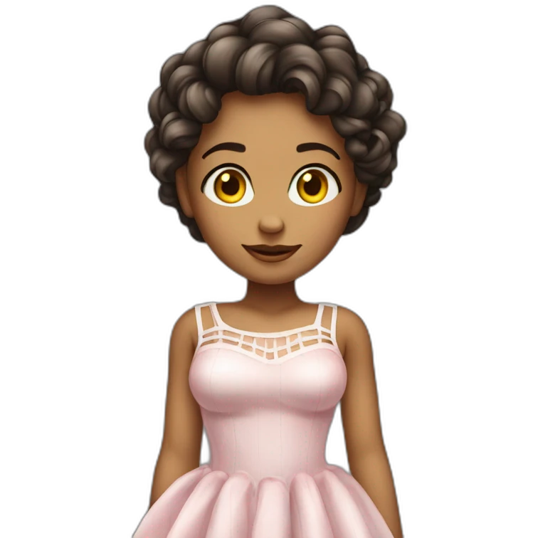 full lenght girl transparent dress emoji