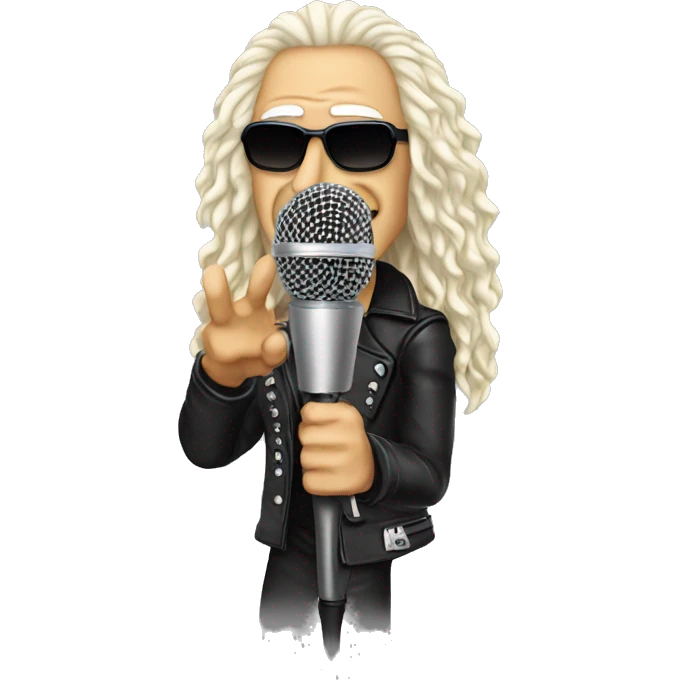 Dee Snider and microphone emoji