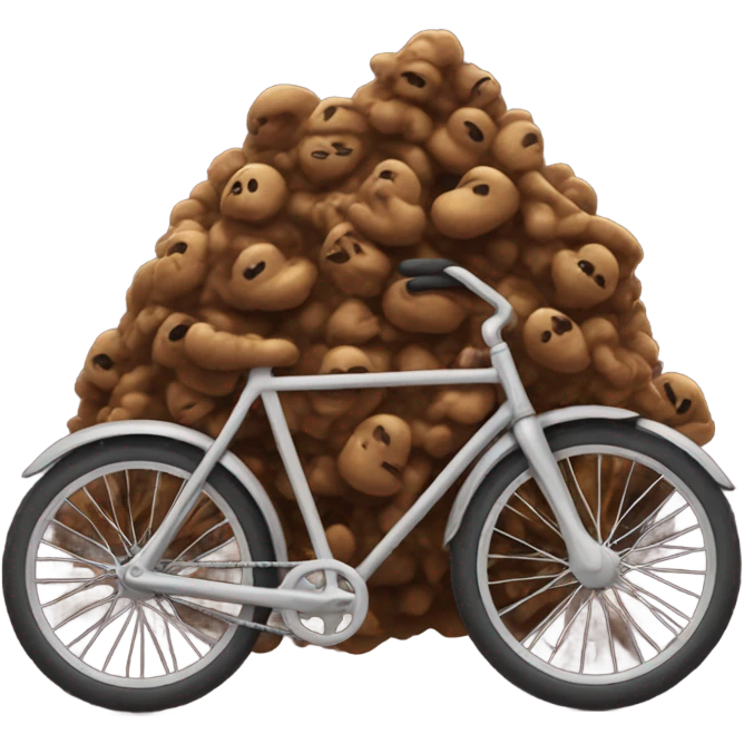 Poo On A Bike emoji