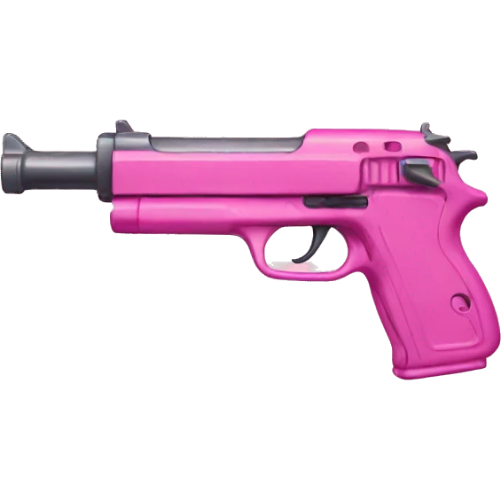 pink gun emoji