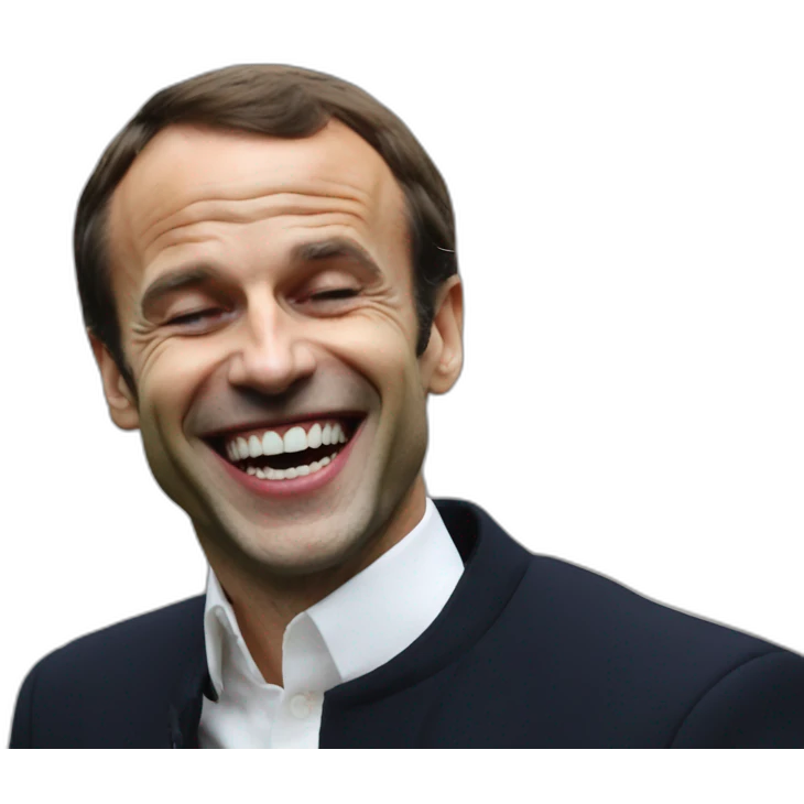 vampireMacron laughing emoji