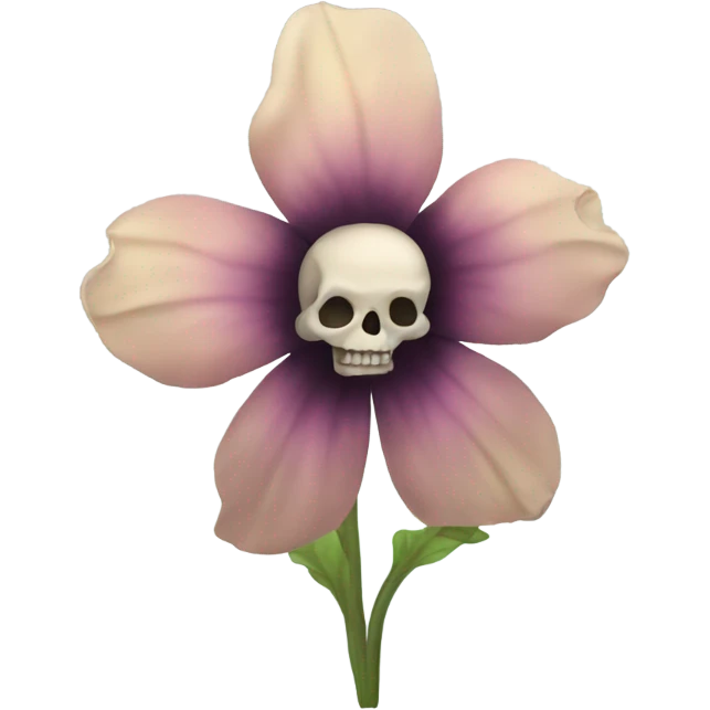 a pretty dead flower  emoji