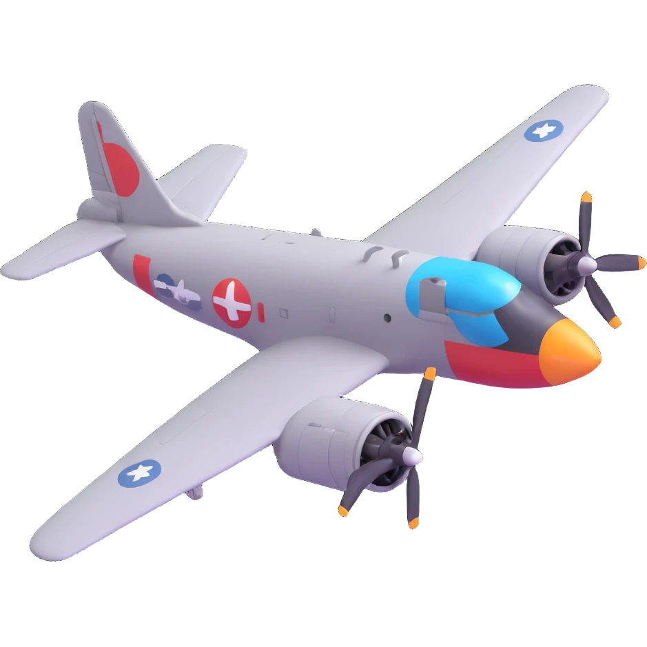 bomber airplane with bomb bay open emoji