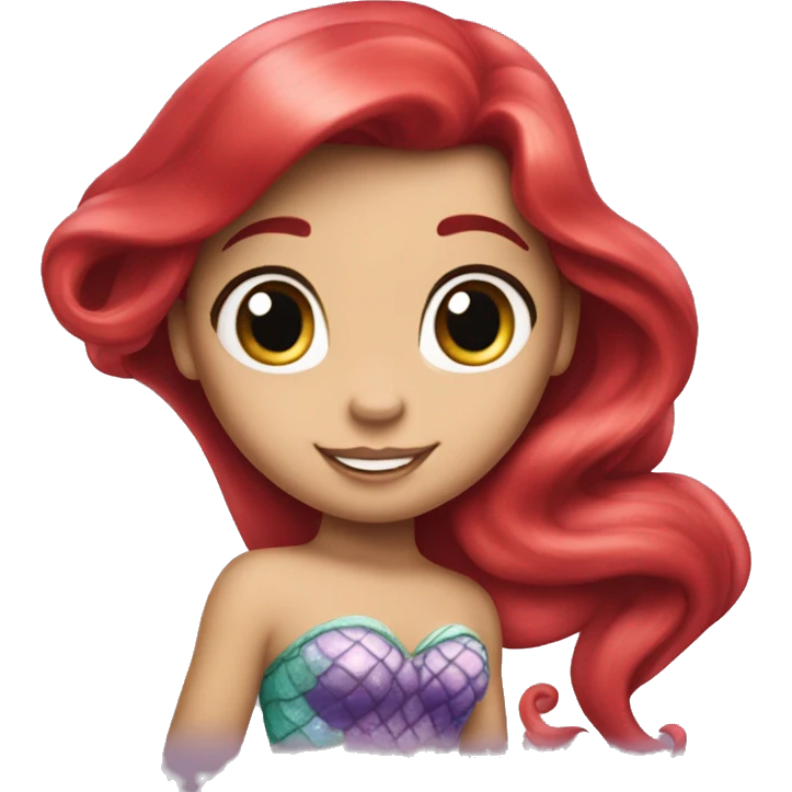 The little mermaid Ariel  emoji