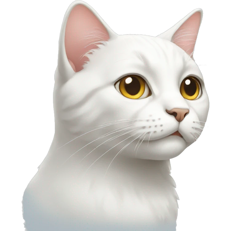 White cat emoji