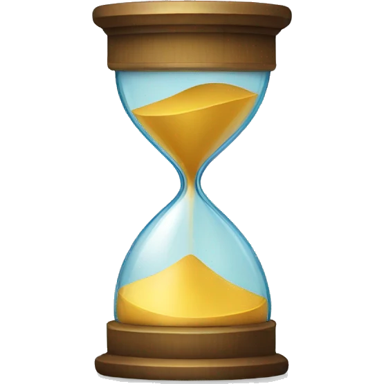 Hourglass emoji