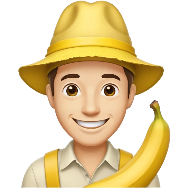 Banana crazy man emoji
