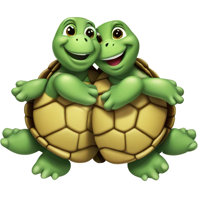 turtle in love emoji