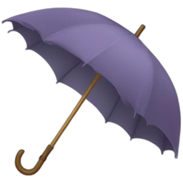 Chat avec un parapluie emoji