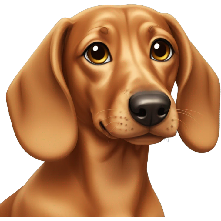 Dachshund girl  emoji