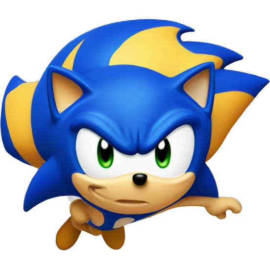 sonic spin emoji