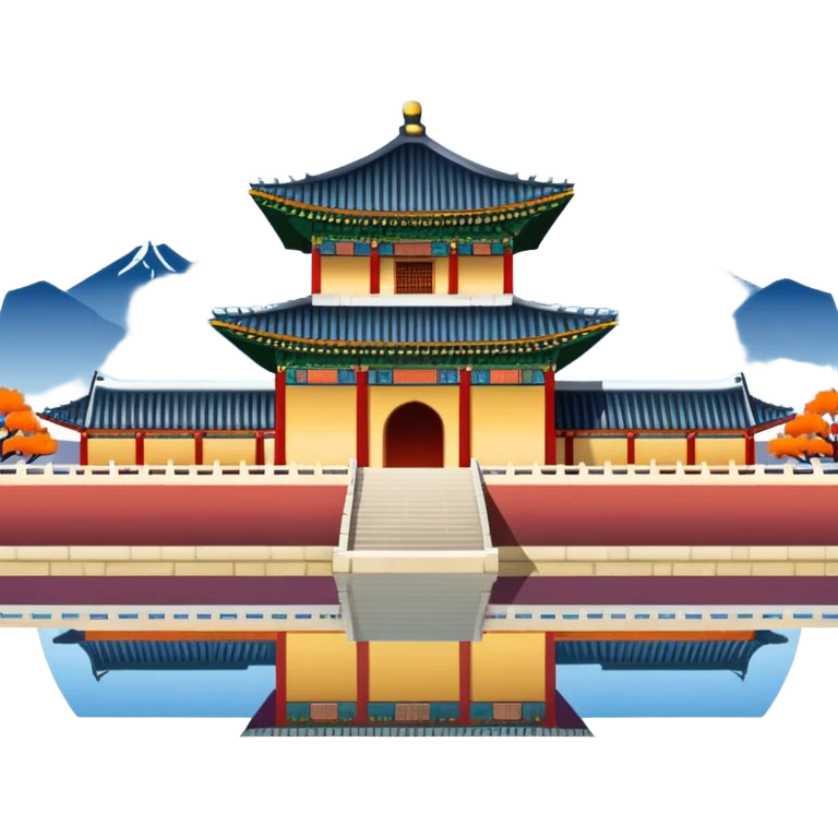 South Korea 
Gyeongbokgung Palace castle emoji
