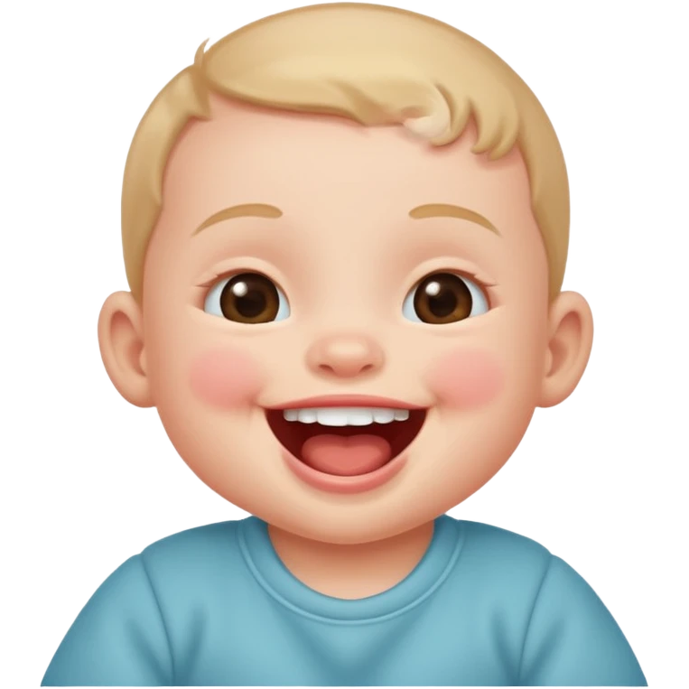 Bébé qui rigole emoji