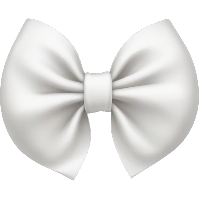 white bow emoji