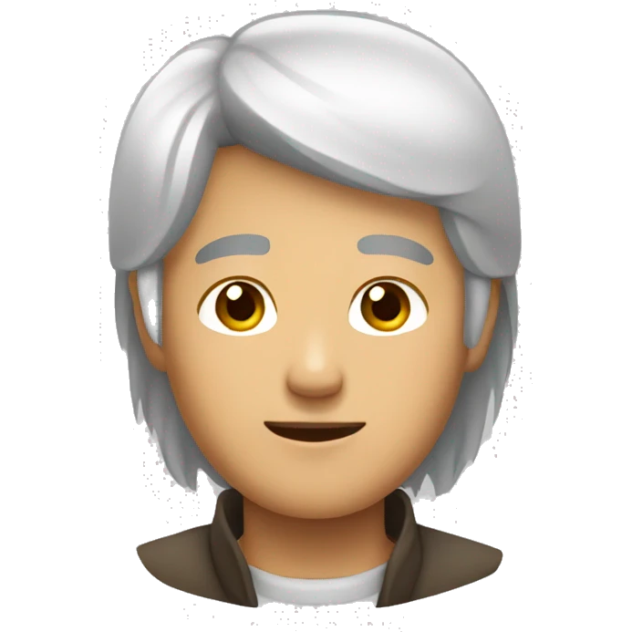 Asian man transparent background emoji